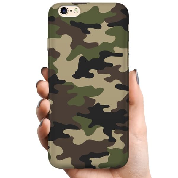 Apple iPhone 6s TPU Mobildeksel Skog kamuflasje