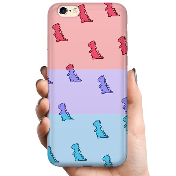 Apple iPhone 6s TPU Mobilcover Dino