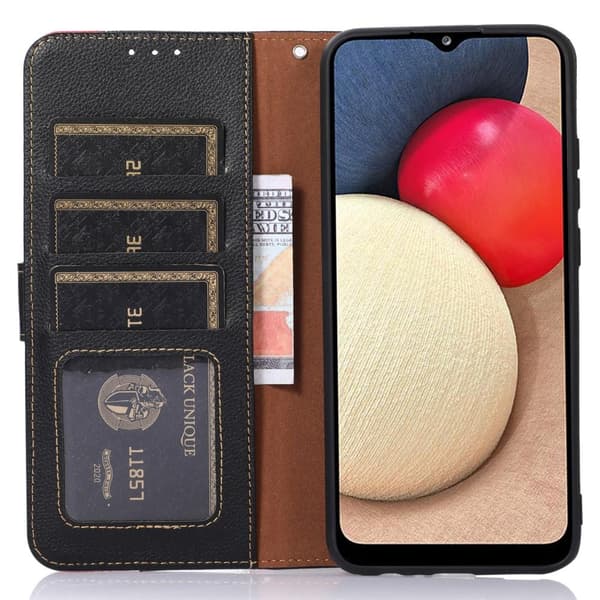 KHAZNEH Phone Cover for Samsung Galaxy A73 5G - Black & Red