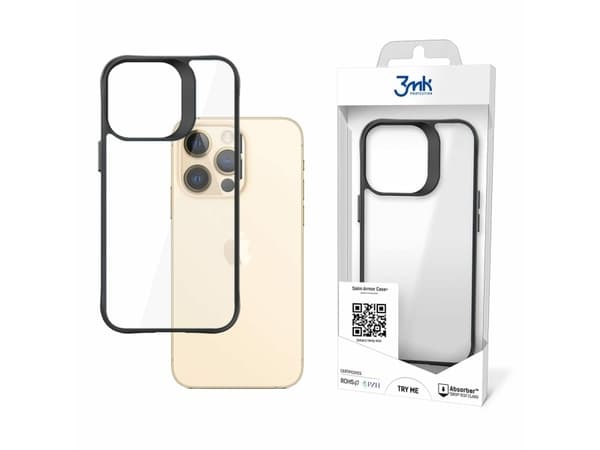Etui iPhone 13 Pro pancerne z serii 3mk Satin Armor Case+ - sort