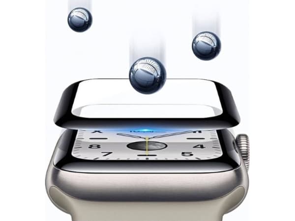 MyScreen Protector Szkło Hybrydowe APPLE WATCH 4 / 5 40MM MyScreen Diamond Hybrid Glass Edge 3D czarne