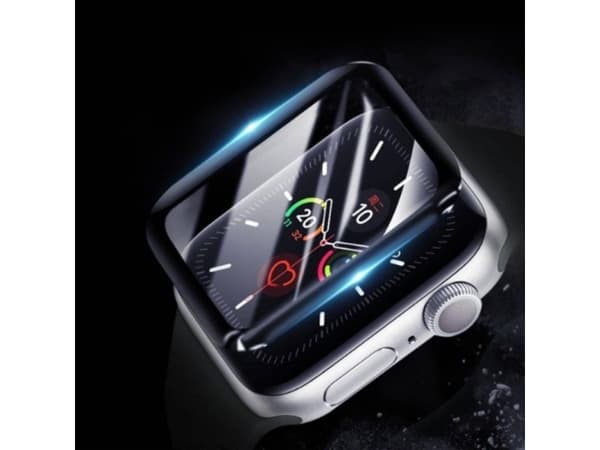 MyScreen Protector Szkło Hybrydowe APPLE WATCH 4 / 5 40MM MyScreen Diamond Hybrid Glass Edge 3D czarne