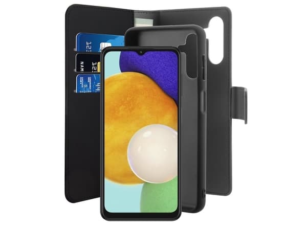 PURO Wallet Detachable, Tegnebogsetui, Samsung, Galaxy A13 5G, 16,5 cm (6.5"), Sort