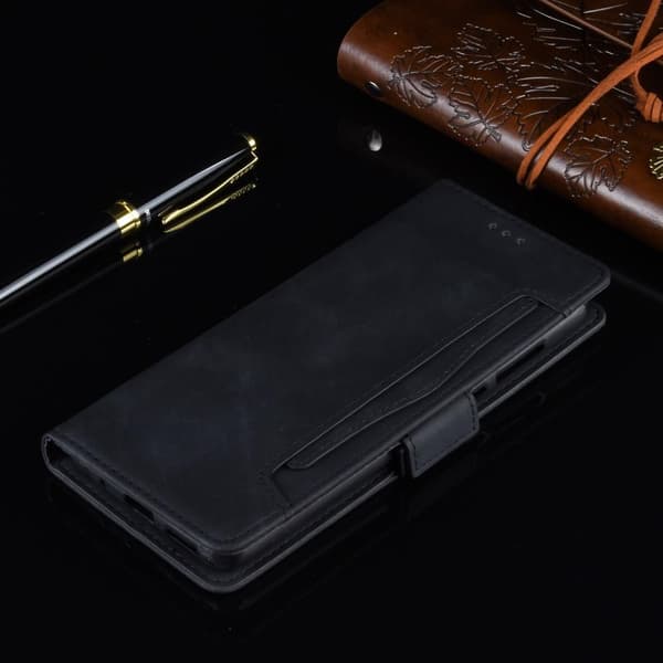 Google Pixel 6 Pro Phone Wallet Stand Protective Case - Black