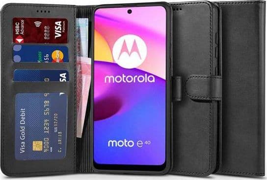Tech-Protect TECH-PROTECT WALLET MOTOROLA MOTO E20/E40 BLACK