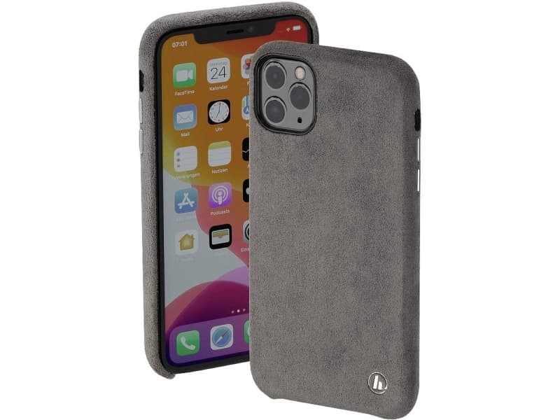 Hama Finest Touch, Omslag, Apple, iPhone 12 / 12 Pro, 15,5 cm (6.1"), Antracit