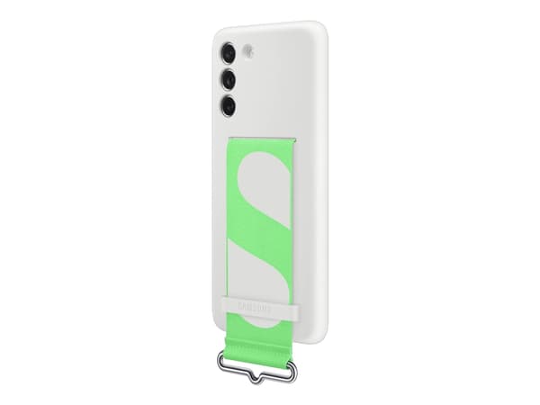 Samsung EF-GG990 - Baksidesskydd för mobiltelefon - silikon - vit - för Galaxy S21 FE 5G