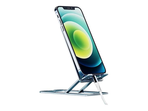 Inter-Tech MTS-100 - Bordsställ för mobiltelefon, surfplatta - upp till 12° - titangrå Grå, Titan