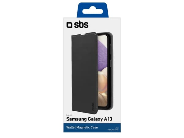 SBS TEBKLITESAA13K, Lommebok-etui, Samsung, Samsung Galaxy A13, 16,5 cm (6.5"), Sort