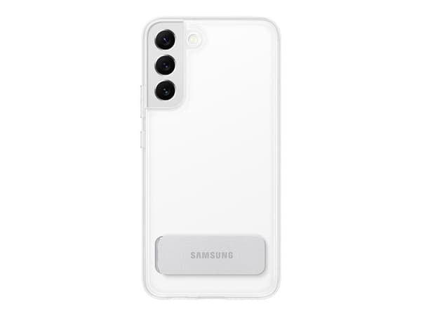 Samsung EF-JS906 - Baksidesskydd för mobiltelefon - polykarbonat, termoplastisk polyuretan (TPU) - transparent - för Galaxy S22+