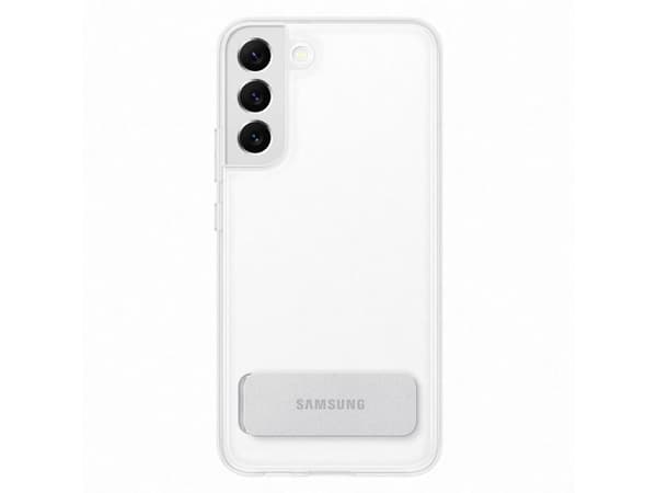 Samsung EF-JS906 - Baksidesskydd för mobiltelefon - polykarbonat, termoplastisk polyuretan (TPU) - transparent - för Galaxy S22+