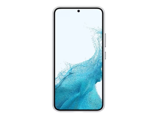 Samsung EF-VS901 - Baksidedeksel for mobiltelefon - ekte skinn - lysegrå - for Galaxy S22
