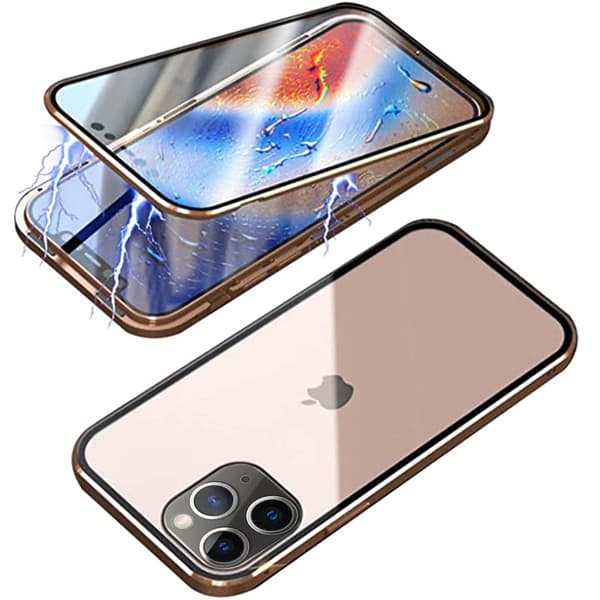 Stilrent Magnetiskt Skyddsskal - iPhone 13 Pro Guld Guld