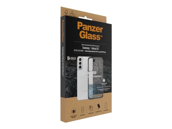 PanzerGlass 0371, Suojus, Samsung, Samsung - Galaxy S22, Musta