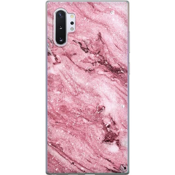 Samsung Galaxy Note10+ Gennemsigtig cover rosa