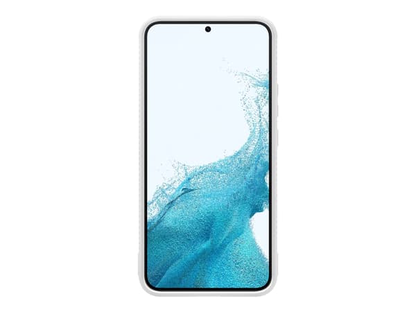 Samsung EF-RS906 - Baksidedeksel for mobiltelefon - polykarbonat, gummi - hvit - for Galaxy S22+