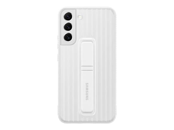Samsung EF-RS906 - Baksidedeksel for mobiltelefon - polykarbonat, gummi - hvit - for Galaxy S22+