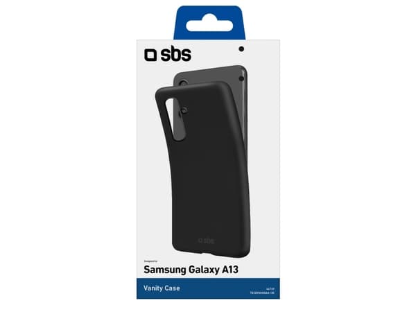 SBS TECOVVANSAA13K, Suojus, Samsung, Samsung Galaxy A13, 16,5 cm (6.5"), Musta