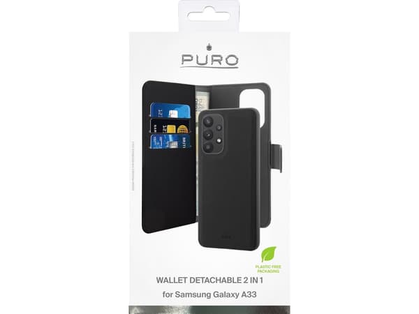 PURO PUROFOLIOMAGNA335GB, Samsung G A33 5G, Sort