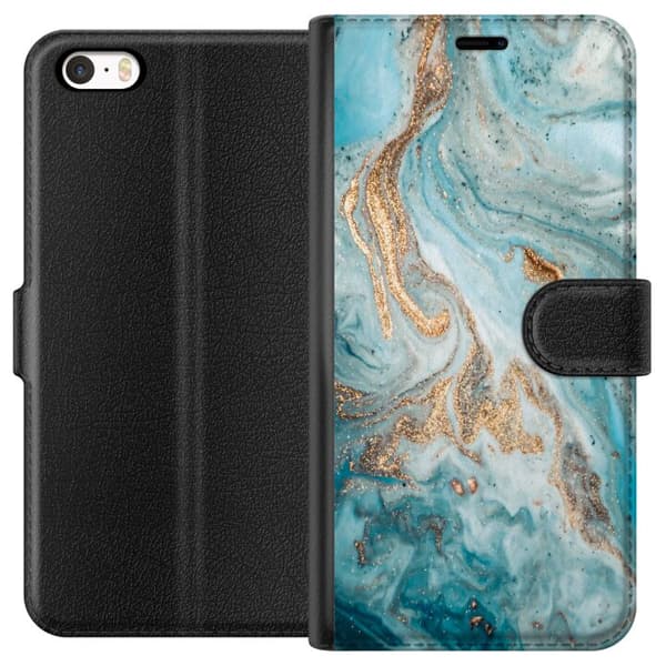 Apple iPhone 5s Tegnebogsetui Magisk Marmor