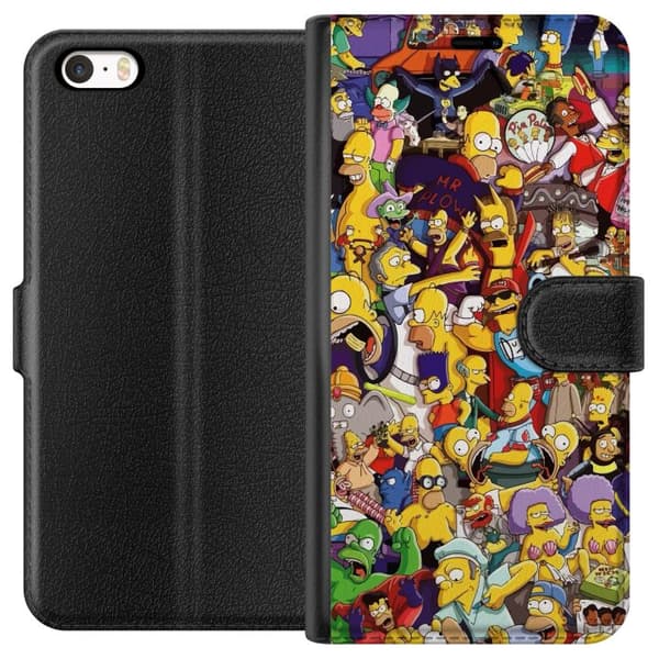 Apple iPhone 5s Lompakkokotelo Simpsons