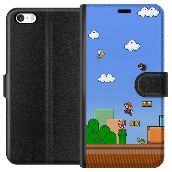 Apple iPhone SE (2016) Tegnebogsetui Mario