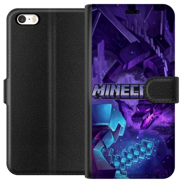Apple iPhone SE (2016) Lompakkokotelo Minecraft