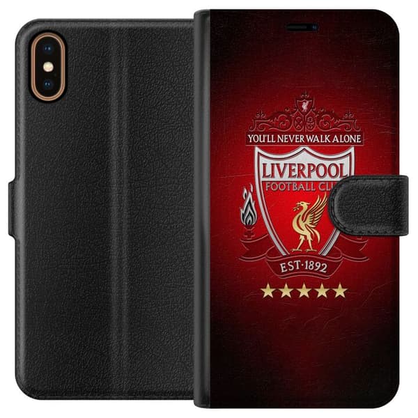 Apple iPhone XS Tegnebogsetui YNWA Liverpool