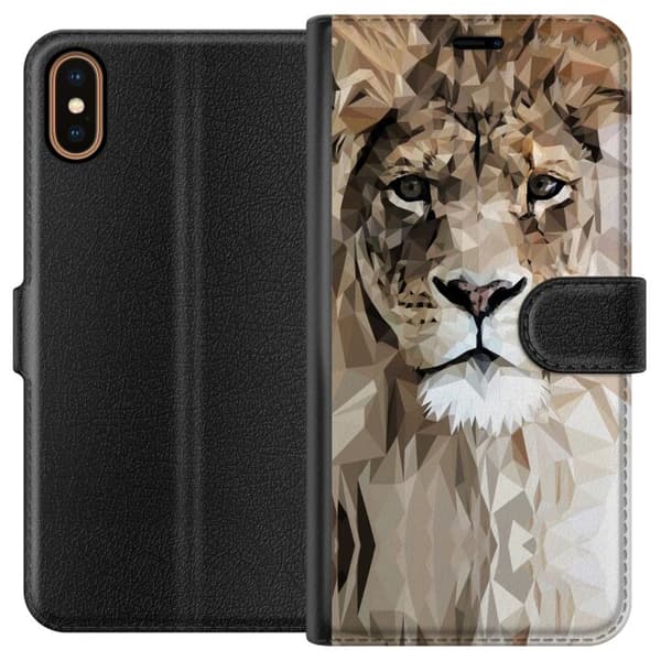 Apple iPhone XS Lommeboketui Løve