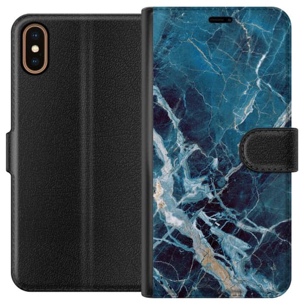 Apple iPhone XS Tegnebogsetui Marmar