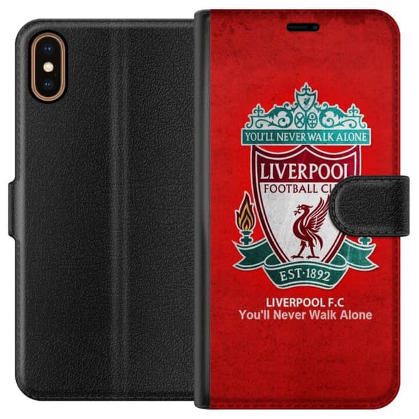Apple iPhone XS Lompakkokotelo Liverpool