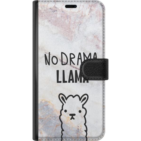 Apple iPhone XS Tegnebogsetui Llama Marmor