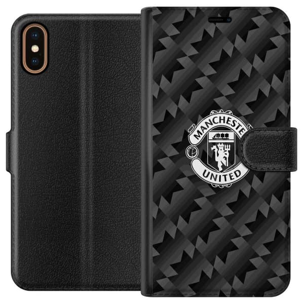Apple iPhone XS Plånboksfodral Manchester United FC