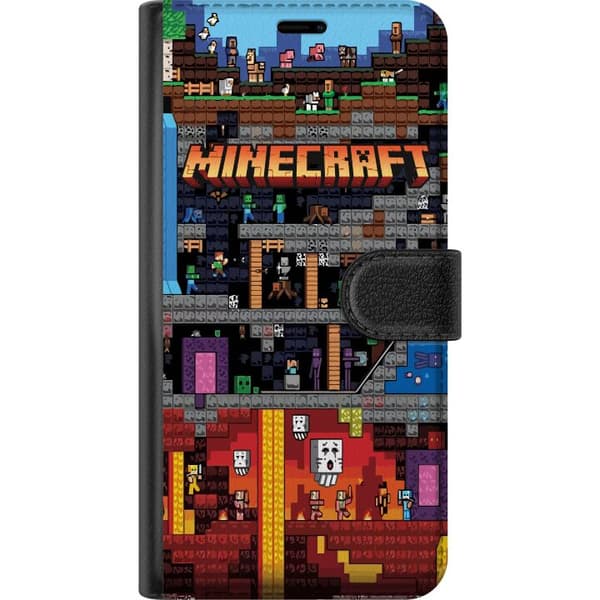 Apple iPhone XS Plånboksfodral Minecraft