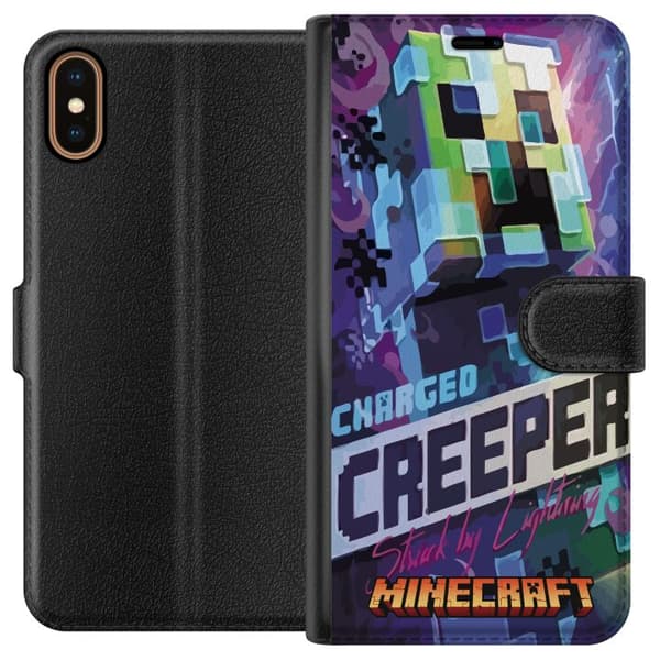 Apple iPhone XS Lompakkokotelo Minecraft