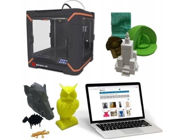 Banach 3D School-skriver med 1-års tilgang til økosystemet og 13 kg PLA-filamenter