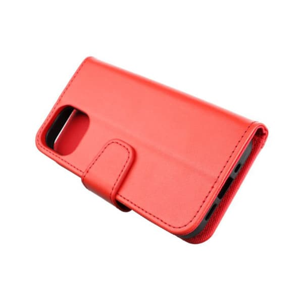 Rvelon iPhone 13 Pro Plånboksfodral - Röd