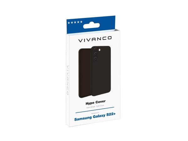 Vivanco Hype Mobiltelefonin takakansi Samsung Galaxy S22+ Lajittelu Induktiv opladning