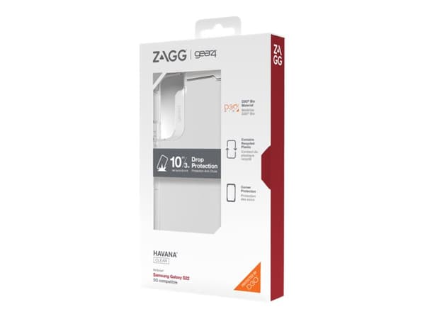 Gear4 Havana - Baksidedeksel for mobiltelefon - D3O Bio, 52 % plantebasert materiale - blank - for Samsung Galaxy S22