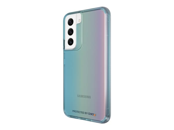 Gear4 Milan - Takakuori matkapuhelimelle - värisävyllä ja kauniilla yksityiskohdilla - D3O Crystalex - aurora - Samsung Galaxy S22 -puhelimelle