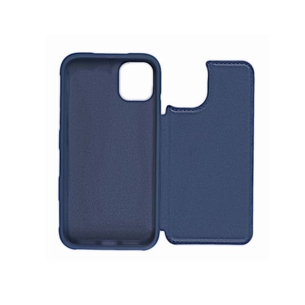iPhone 11 Pro PU läder bak kortskal blå
