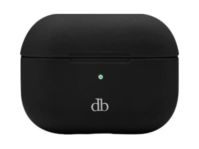 dbramante1928 Costa Rica - Fodral för hörlurar - silikon, återvunnen plast - nattsvart - för Apple AirPods with Wireless Charging Case