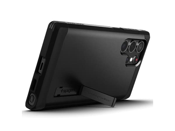 Spigen Tough Armor, Etui, Samsung, Galaxy S22 Ultra 5G, 17,3 cm (6.8"), Sort
