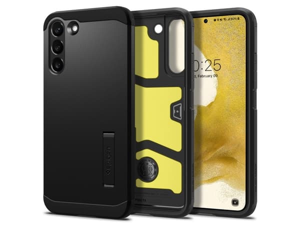Spigen Tough Armor, Omslag, Samsung, Galaxy S22 Plus 5G, 16,8 cm (6.6"), Svart