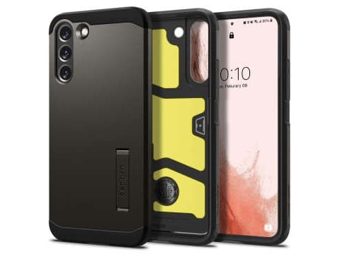 Spigen Tough Armor Military Grade, skydd, Samsung, Galaxy S22 5G, 15,5 cm (6.1"), Brons