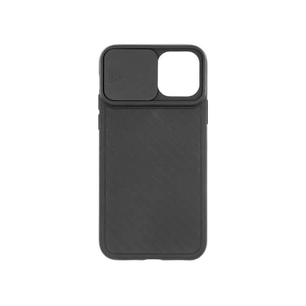 iPhone 11 Pro Max Silikon skal med Kameraskydd, Svart