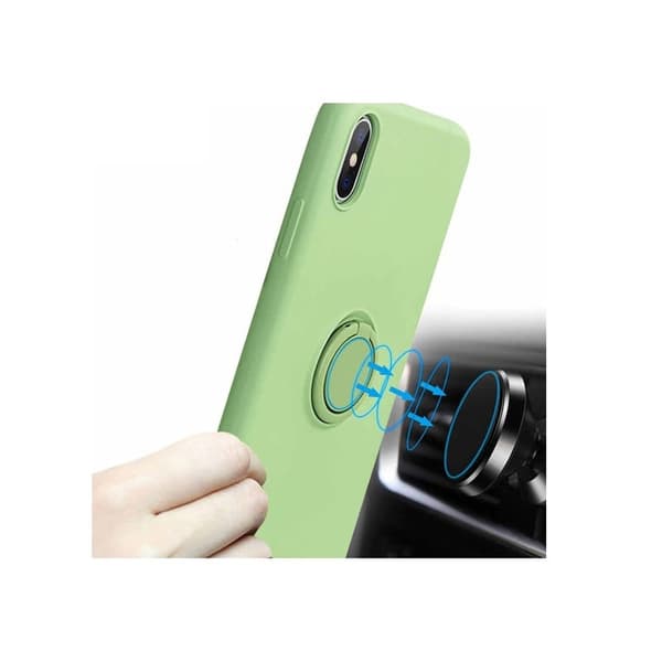Mjuk silikonfodral för iPhone 11, Grön
