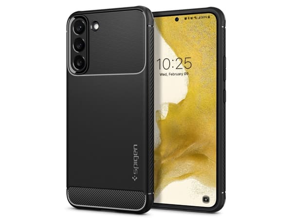 Spigen Rugged Armor, suojakuori, Samsung, Galaxy S22 5G, 15,5 cm (6.1"), Lajittelu