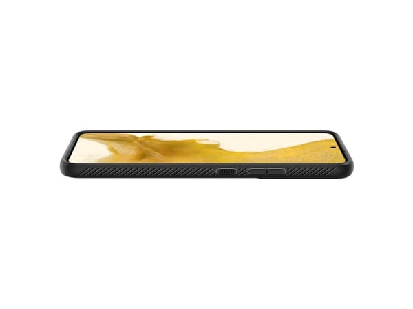Spigen Liquid Air, Etui, Samsung, Galaxy S22 5G, 15,5 cm (6.1"), Sort