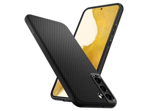 Spigen Liquid Air, Etui, Samsung, Galaxy S22 5G, 15,5 cm (6.1"), Sort